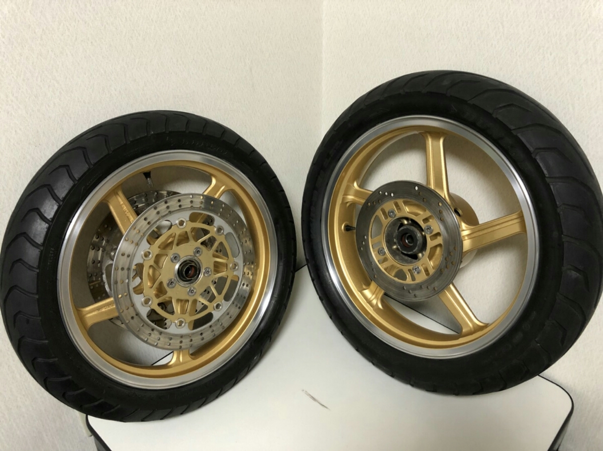 ゼファー400 前後 タイヤホイール キャストホイール 対応 : 中古バイク 