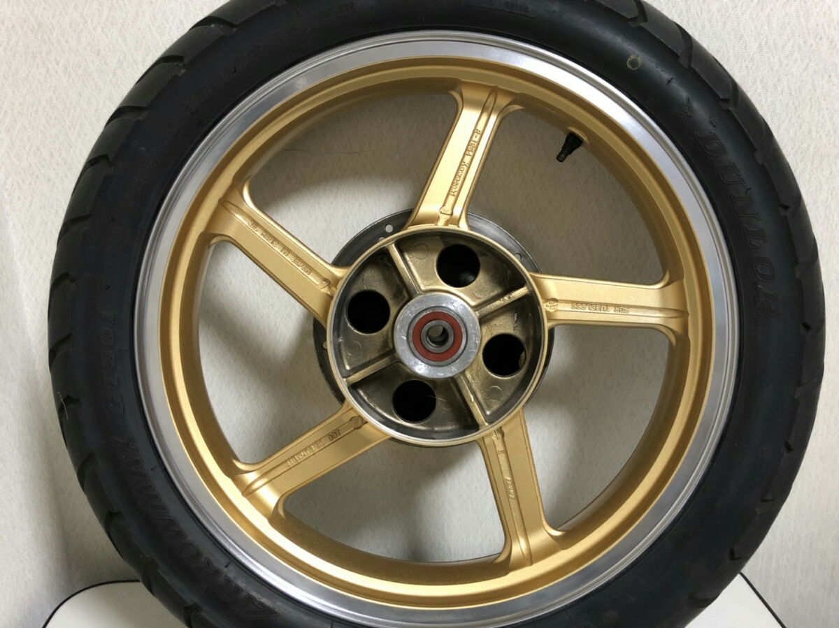 ゼファー400 前後 タイヤホイール キャストホイール 対応 : 中古バイク 