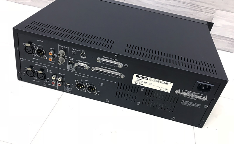 業務用MDデッキ TASCAM『MD-801R MK2』動作品 業務用MDデッキ TASCAM『MD-801R MK2』動作品 TASCAM MD-801R MKII MD