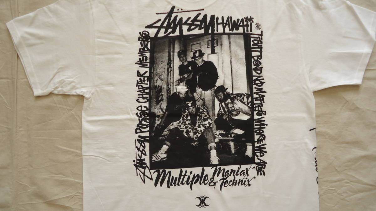 Stussy Hawaii x Nexus7 Tee 白 L ステューシー ハワイ ネクサスセブン