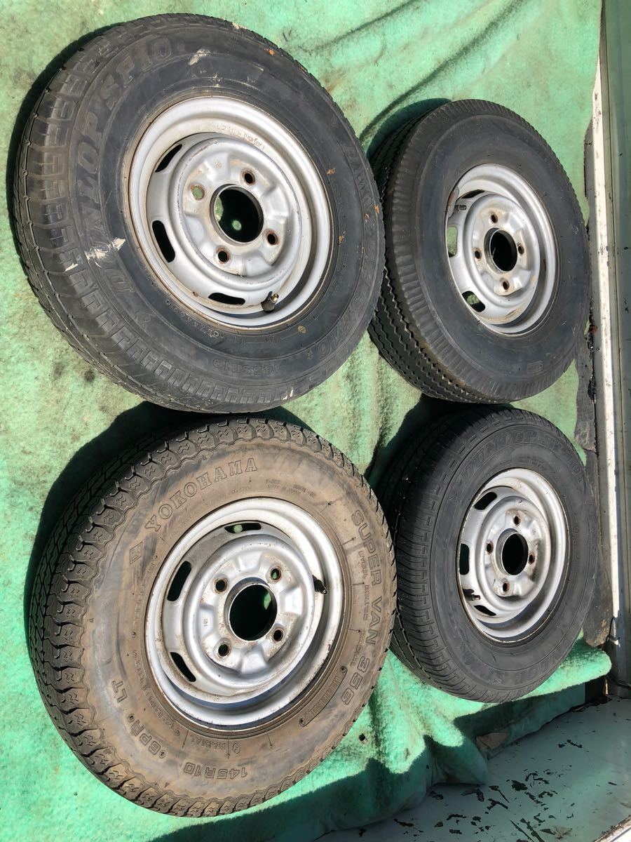 希少】ダイハツ純正 深リム 10インチ 鉄ホイール 6J PCD110 旧車に 