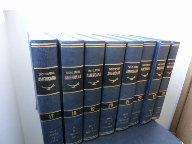 アメリカ大百科辞典 ENCYCLOPEDIA AMERICANA 10冊 百科事典：①エン