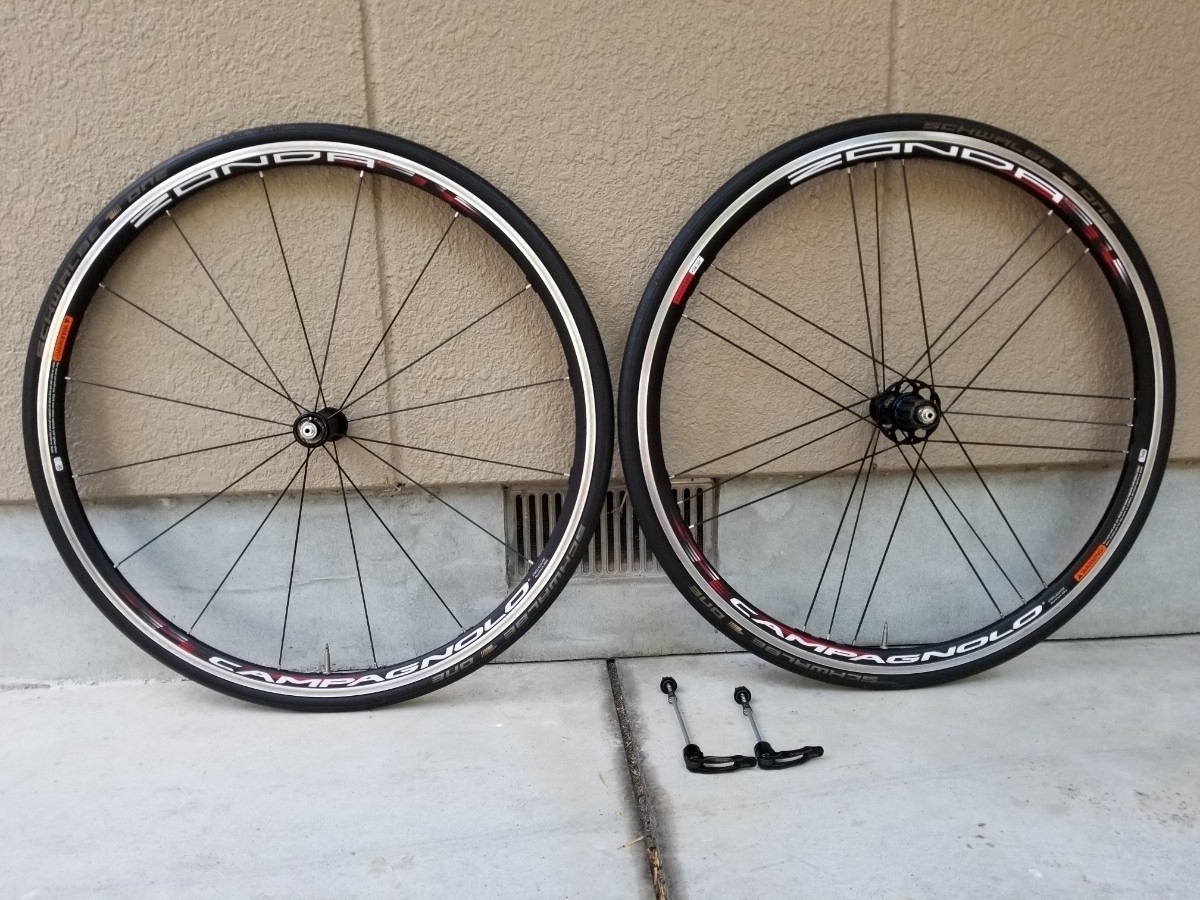 Campagnolo ZONDA カンパニョーロ ゾンダ C15 前後、タイヤセット　シマノフリー（11s）　中古