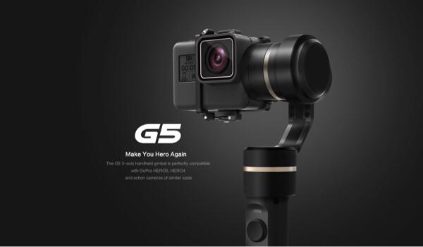 ★2017 NEW Ver 日本語取説★ FEIYU TECH G5 アップグレート版 新機能 3軸 ハンドヘルド スタビライザー ジンバル 最新 Gopro Hero 6 対応