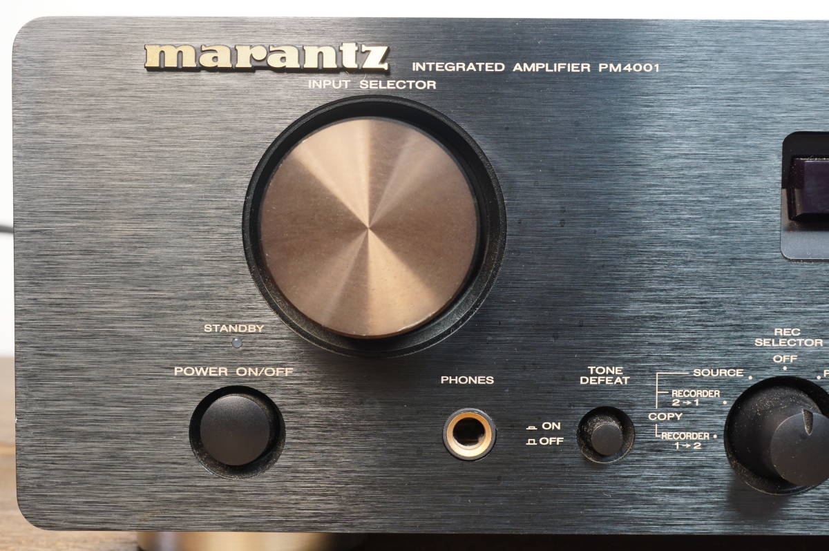 音質良好 マランツ PM4001 プリメインアンプ ブラック Marantz 【公式