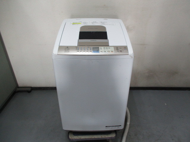 む19 日立/ヒタチ 白い約束 洗濯乾燥機 8kg NW-D8MXE8 12年製 京都