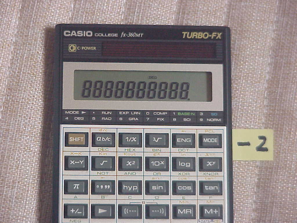 CASIO カシオ 電卓 FX-360MT TURBO-FX CASIO fx-360M 関数電卓 CASIO