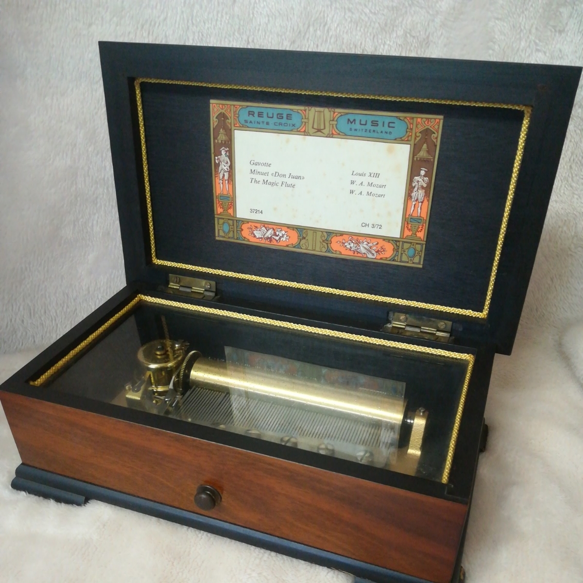 REUGE リュージュ オルゴール CH3/72 37214 希少 リュージュ REUGE 72