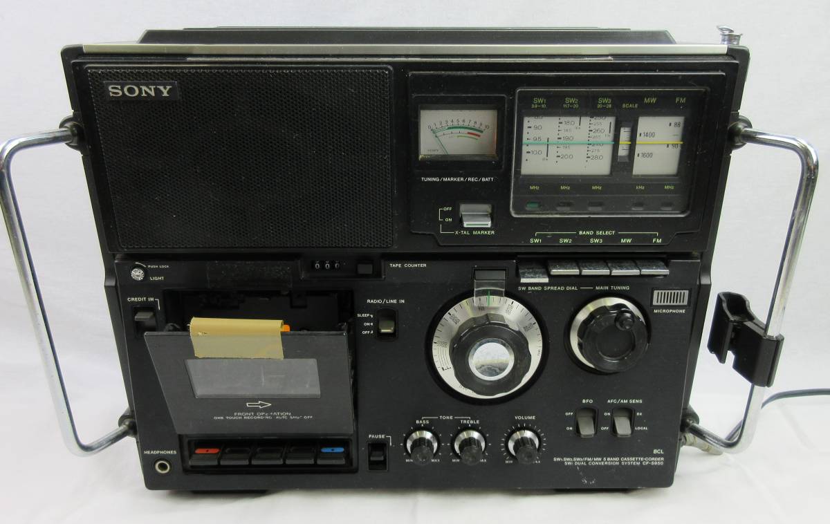 SONY BCLラジオカセットレコーダー スカイセンサー CF-5950ジャンク SONY BCL スカイセンサーラジカセ CF-5950 短波 【ジャンク】 番外編