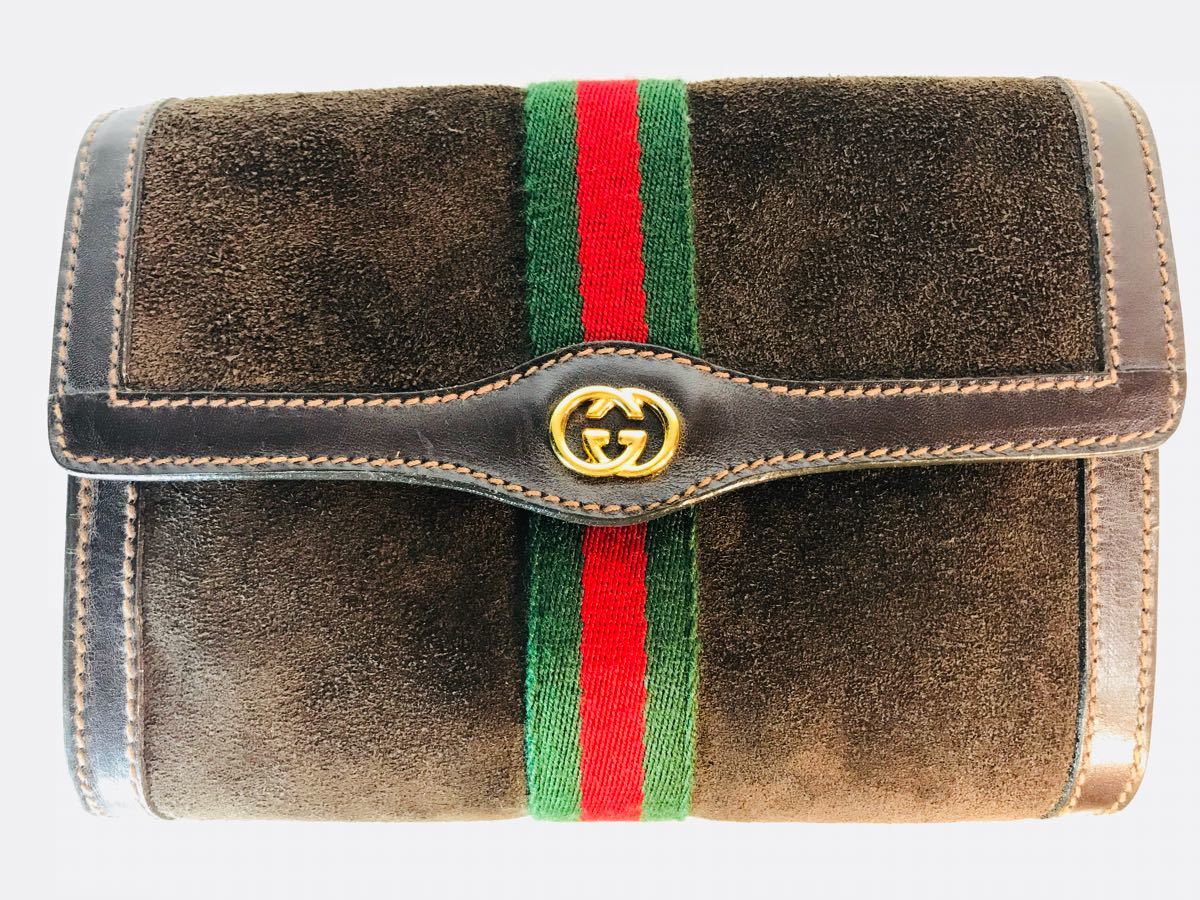GUCCI グッチ オールドグッチ クラッチバッグ セカンドバッグ ポーチ ヴィンテージ GUCCI オールドグッチ セカンドバッグ オールド GG柄 クラッチバッグの通販