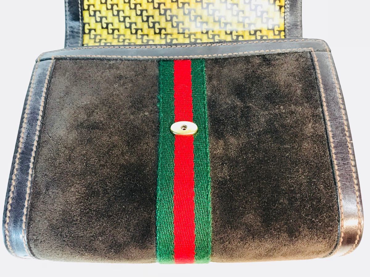 GUCCI グッチ オールドグッチ クラッチバッグ セカンドバッグ ポーチ ヴィンテージ GUCCI オールドグッチ セカンドバッグ オールド GG柄 クラッチバッグの通販