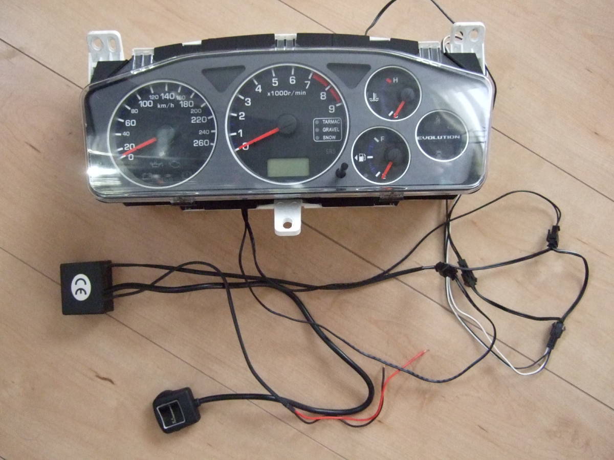 CT9A ランサー エボ9 メーターASSY 260km/hメーター