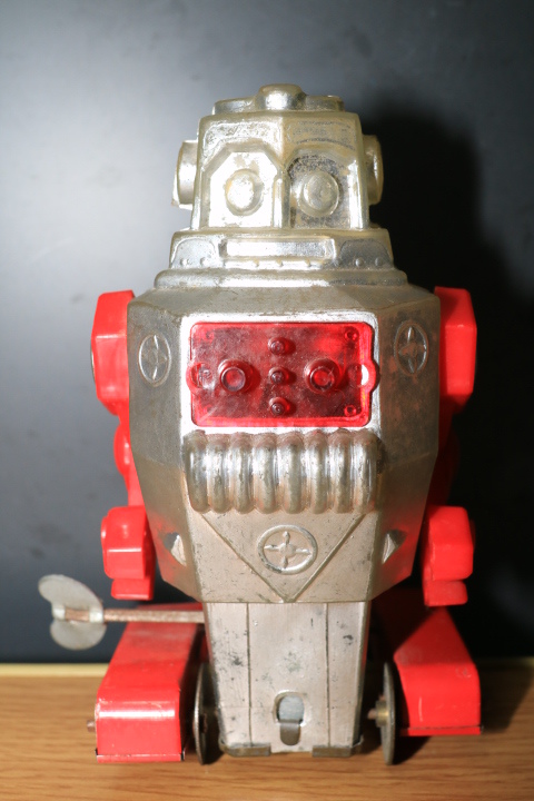 当時物 メカニカルマシーンロボット ノグチ製 プラ ゼンマイ ブリキ