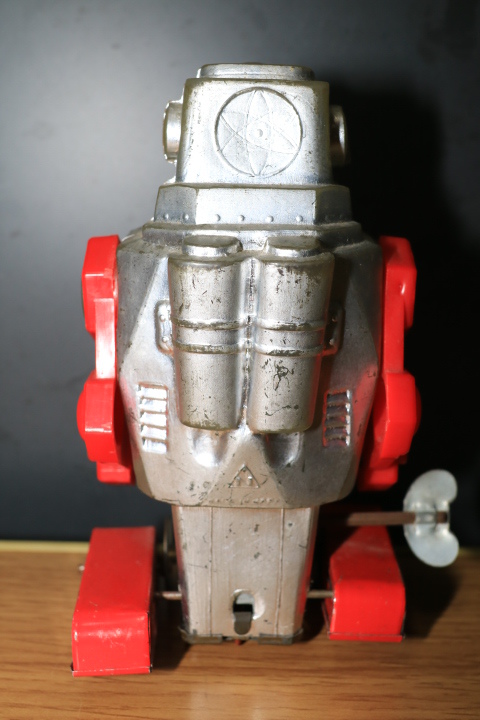当時物 メカニカルマシーンロボット ノグチ製 プラ ゼンマイ ブリキ