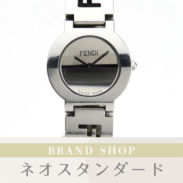1円～ フェンディ レディース 腕時計 3050L クオーツ シルバー文字盤 