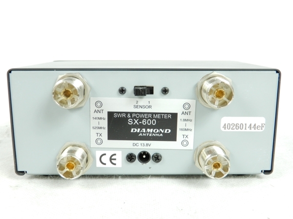 ジャンク DIAMOND SX-600 SWR パワー計 パワーメーター K3339945 SX