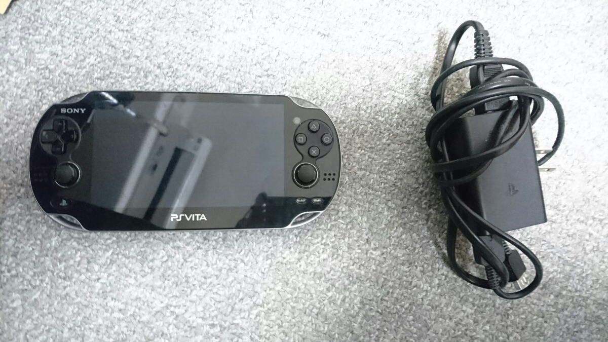 PSVITA PCH-1100 充電機 メモリーカード付 PS Vita PCH-1100 micro sd 