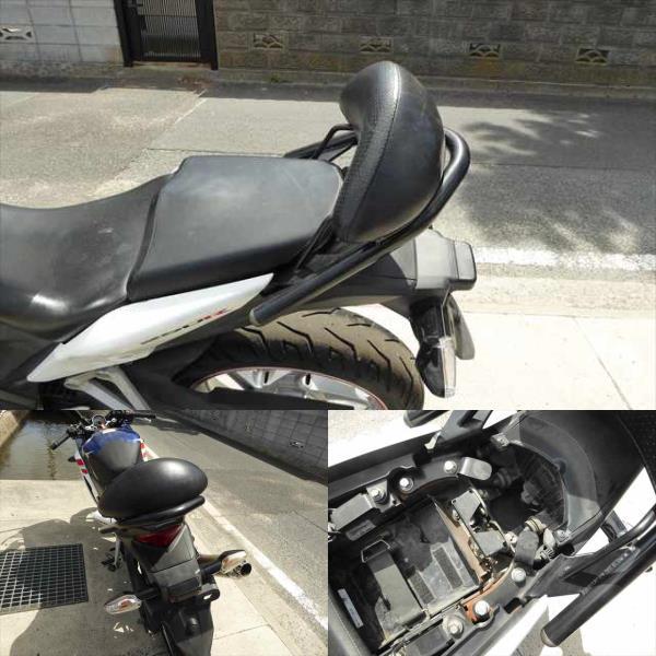 ホンダ CBR250R（MC41)外し キタコ製タンデムバックレスト 取付OK（h315）検索デイトナポッシュキジマCBR125RCB250F CBR250R HONDA (MC41)「キタコタンデムバックレスト CBR250R(viggen のパーツレビュー GEAR