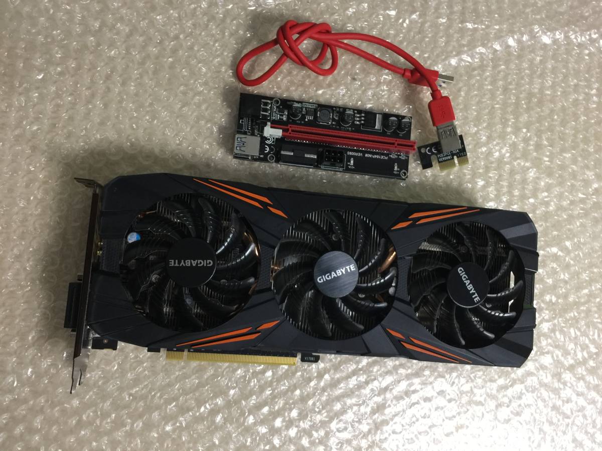 中古品】NVIDIA GeForce GTX 1070 Ti ギガバイト gigabyte GV