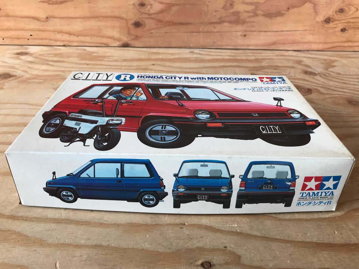 mC 80 TAMIYA ホンダ シティR モトコンポつき 1/24 スポーツカー