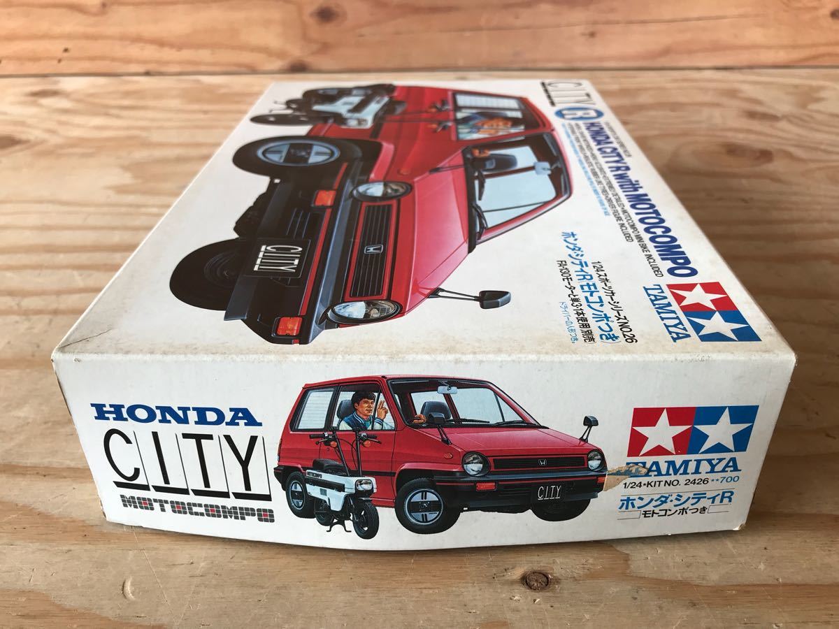 mC 80 TAMIYA ホンダ シティR モトコンポつき 1/24 スポーツカー 