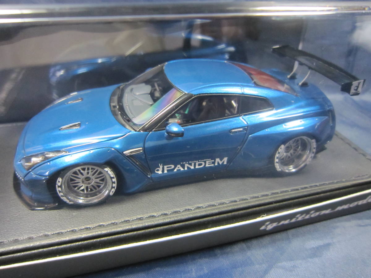 イグニッションモデル ig 1/43 PANDEM R35 GT-R Blue Metallic 