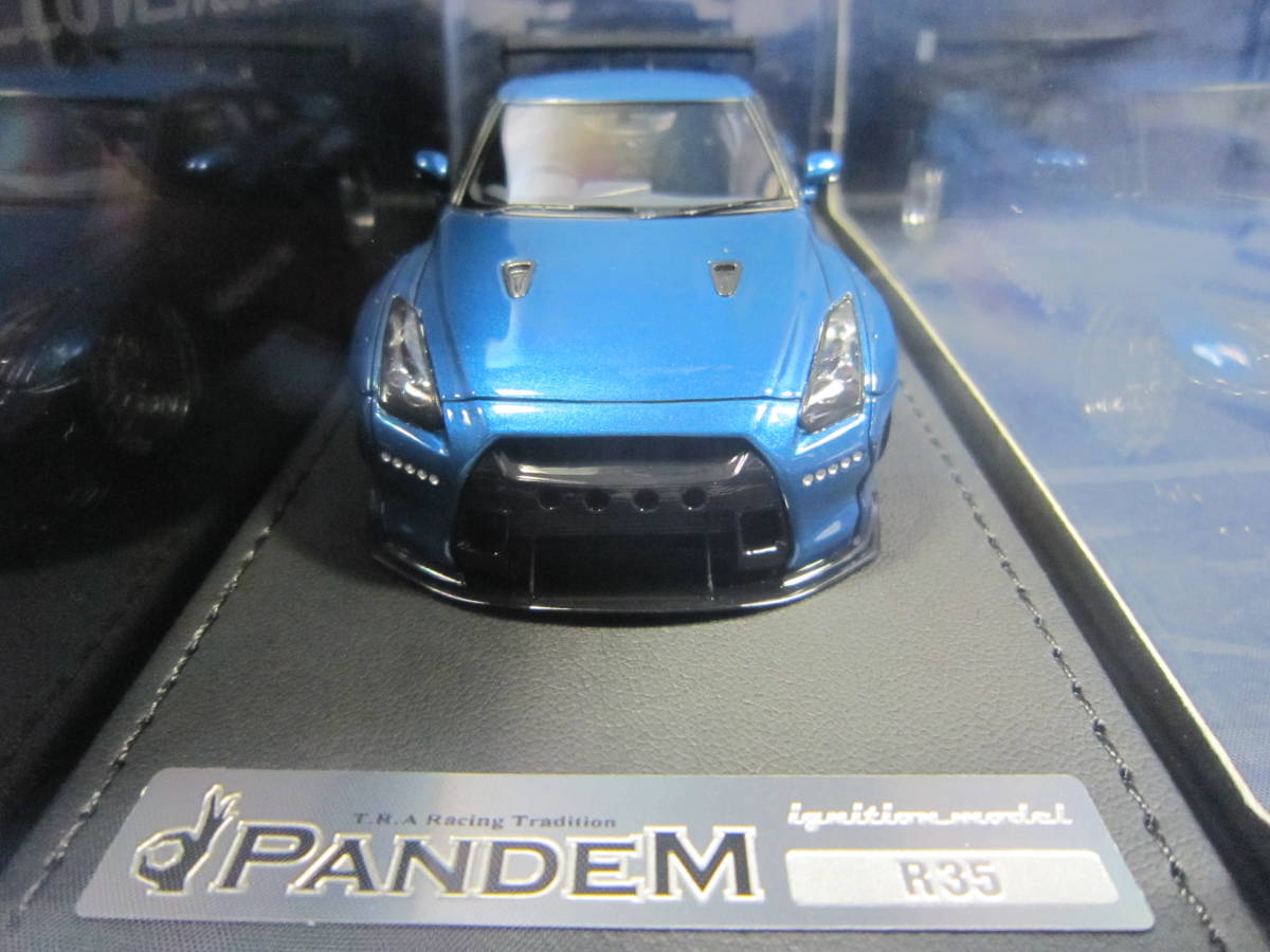 イグニッションモデル ig 1/43 PANDEM R35 GT-R Blue Metallic  