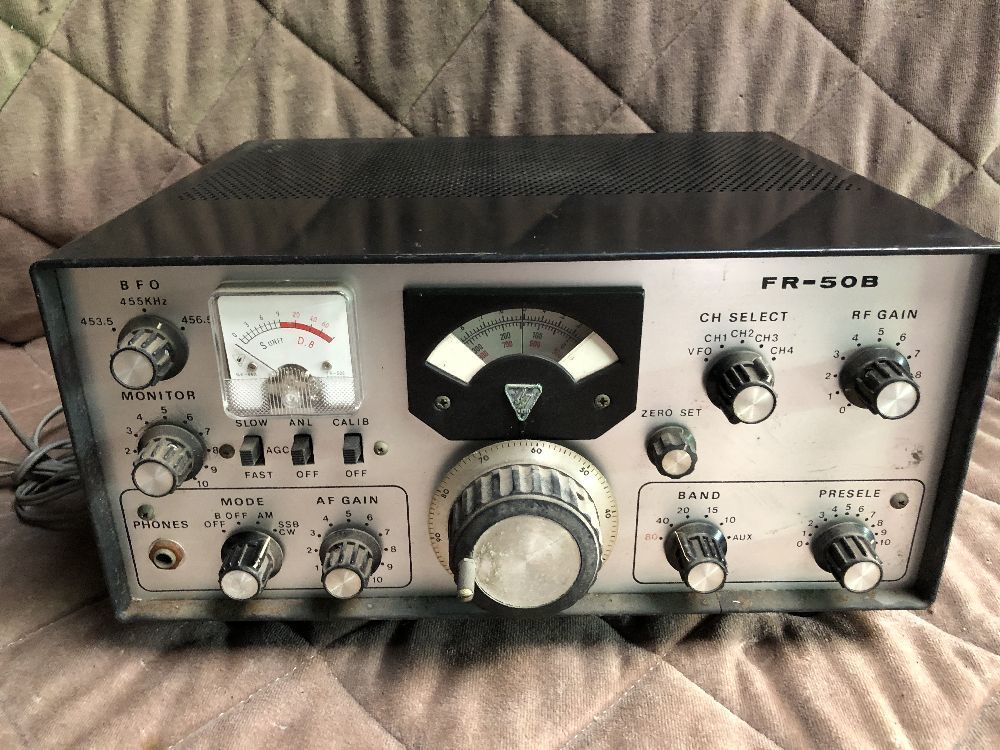 □□ YAESU ヤエス 真空管 受信機 FR-50B トランシーバー □□