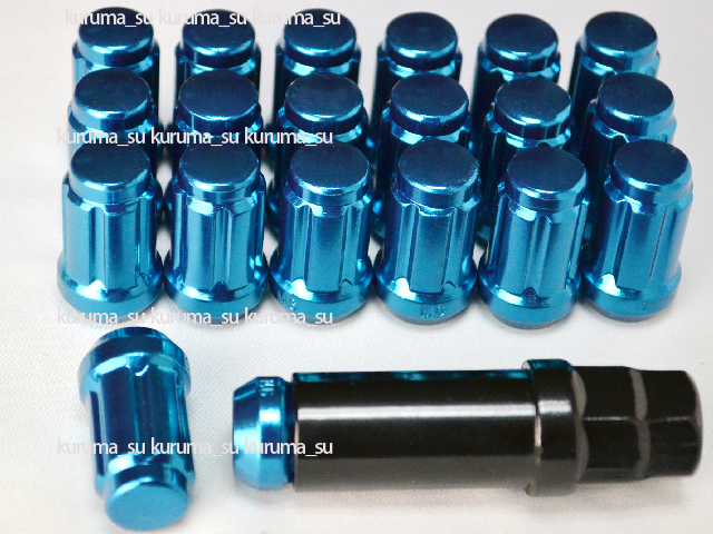 ヘプタゴン軽量ナット 花型 ホイールナット 盗難防止 ロックナット スチール M12 1 25 青色 個セット C46 アルミナット 売買されたオークション情報 Yahooの商品情報をアーカイブ公開 オークファン Aucfan Com