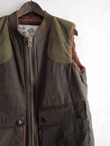 □オールドマンズテーラー R&D.M.Co- *ハンティングベスト*裏ボア  