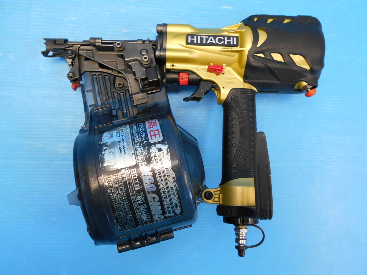 2026年最新Yahoo!オークション 165☆日立 高圧90mm釘打ち NV90HMC 中古 
