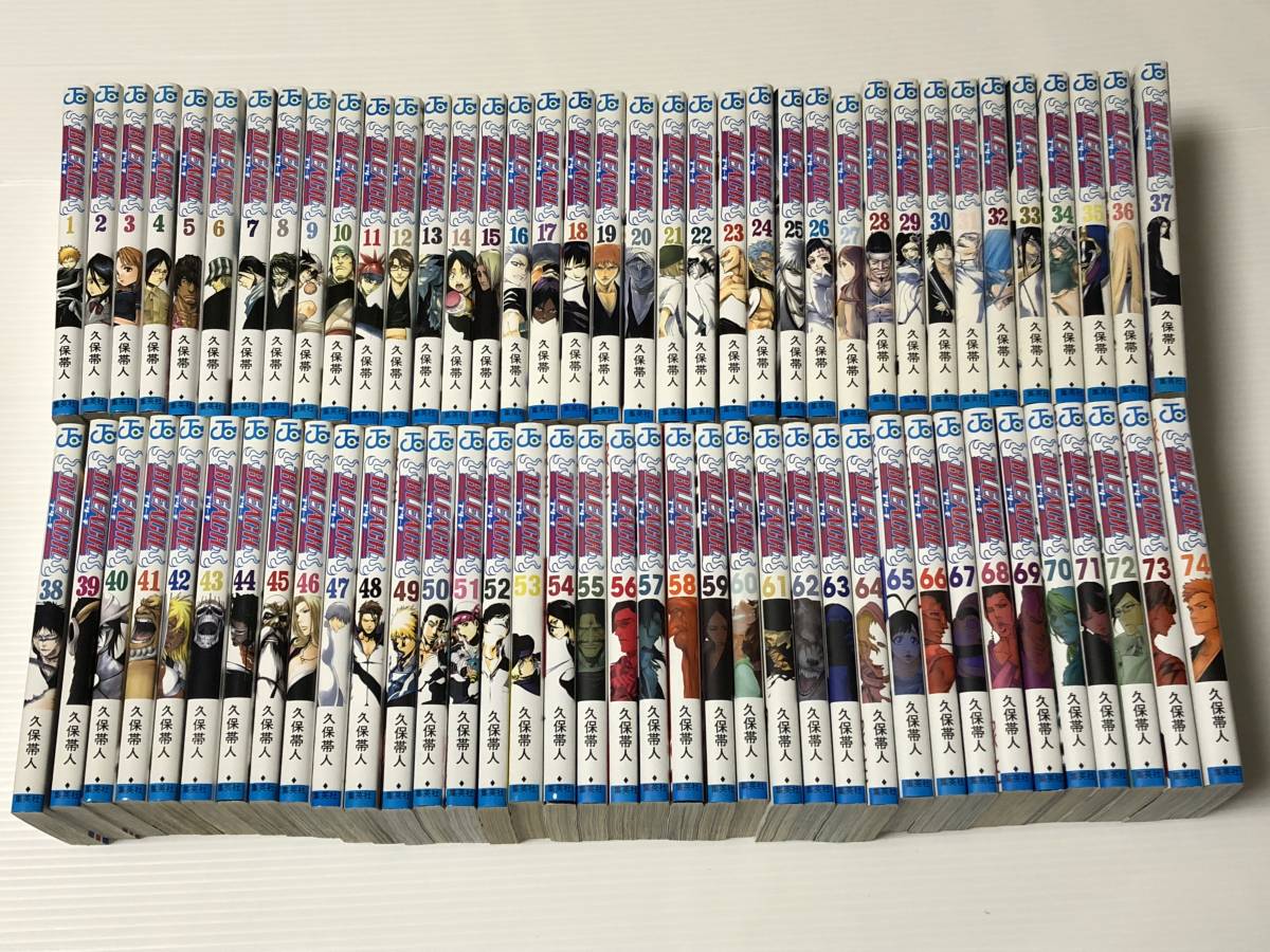 久保帯人『BLEACH』1巻～74巻 全巻 セット ブリーチ 良好 ジャンプ