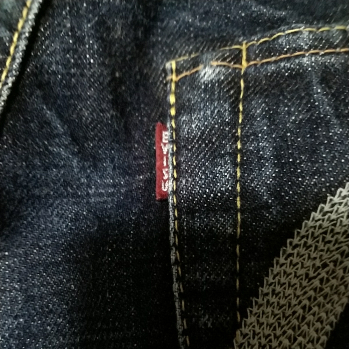 濃紺】 EVISU NO.1 2001 W34 股下84cm 水色刺繍カモメ デニム ジーンズ 