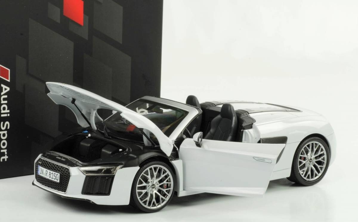 1:18 iScale アウディ R8 スパイダー V10 スズカグレー Audi特注