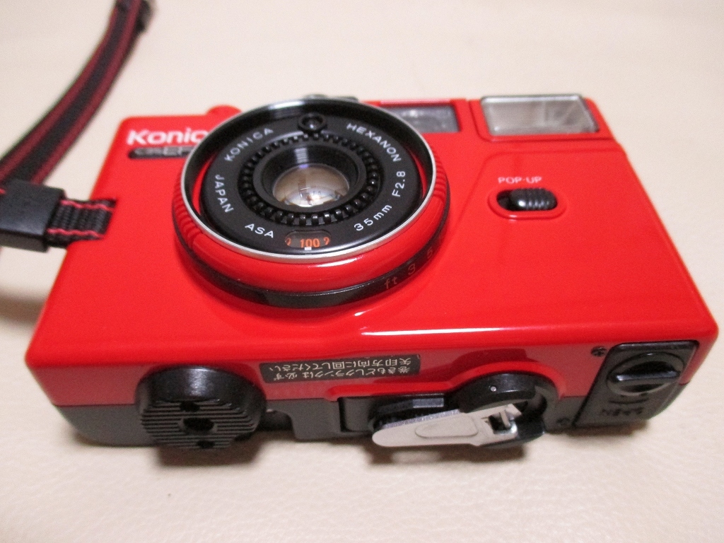 Konica C35EF3 レッド フィルムカメラ 本体 Konica☆C35EF3 レッド コンパクト フィルムカメラ 【公式通販】