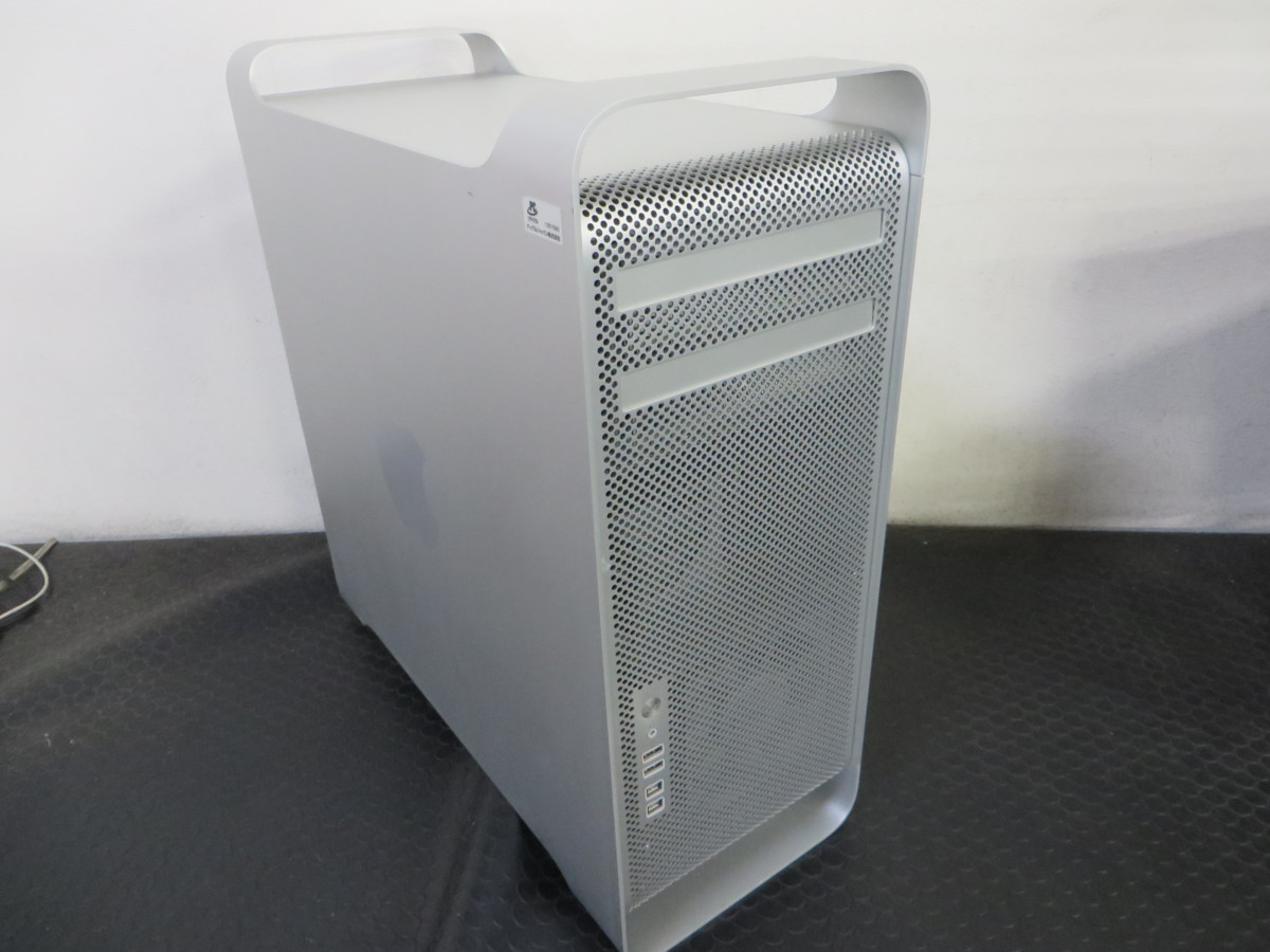 ◇APPLE Mac Pro Early 2009 (CPU:4コア Xeon W3520-2.66GHz/メモリ:8GB/HDD:640GB/OSX10.8)ジャンク扱(K703746)