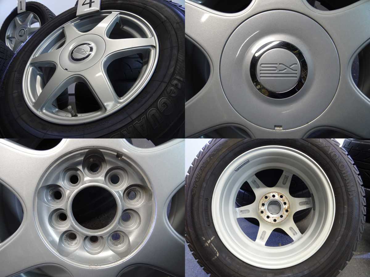 15インチ、アルミホイール4本セット、マルチ、PCD114.3 社外 15インチ 