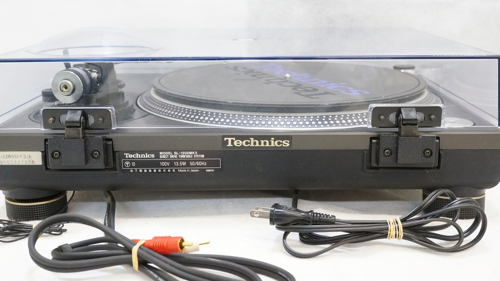 〇 Technics テクニクス Direct Drive Table SYSTEM ダイレクトドライブ SL-1200MK3 レコードプレーヤー ターンテーブル USED 美品 ③_8
