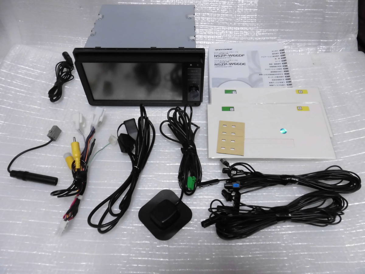 ダイハツ 純正 SDナビ NSZP-W66DE 08545-K9106 新品接点両面テープ アンテナフィルム付 パイオニア NVF-0558