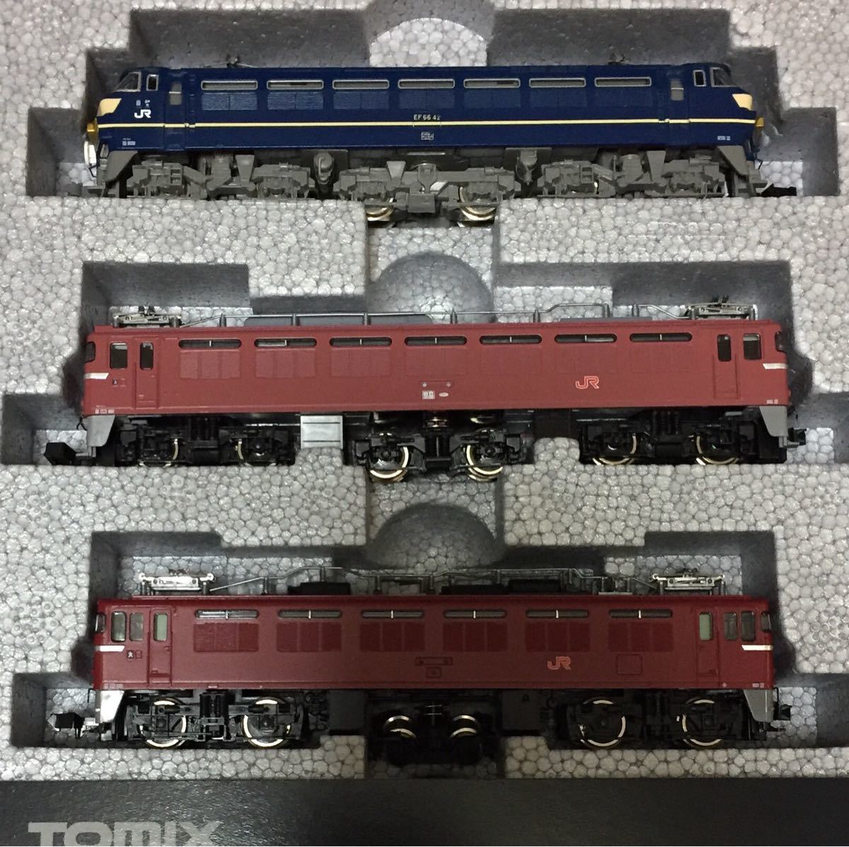 TOMIX さよなら　なは　あかつき　EF66 EF81 ED76 3両セット TOMIX 92958 さよなら なは・あかつき 機関車3両セット EF66 EF81 ED76