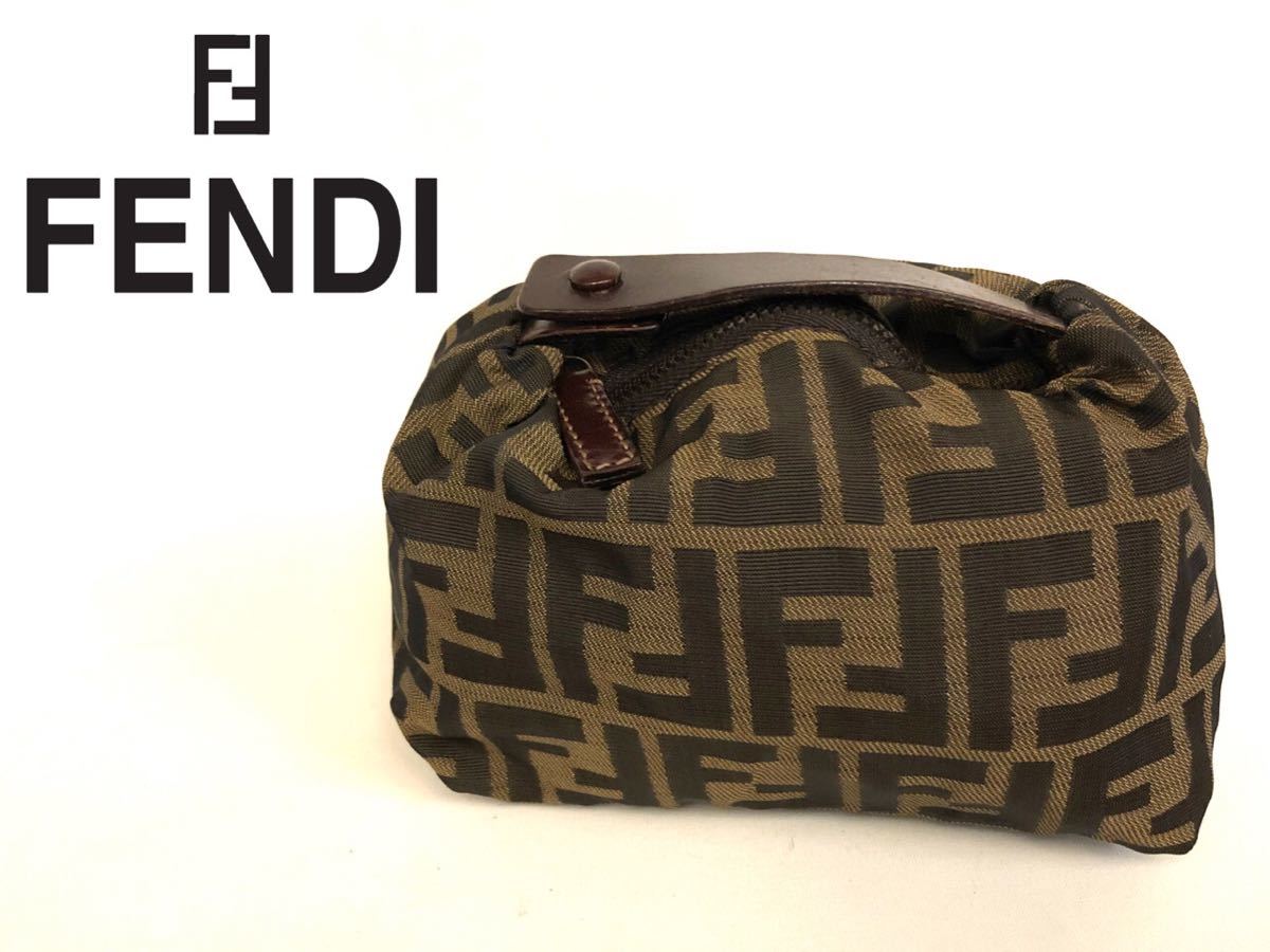 FENDI（フェンディ） ズッキーノ アクセサリーポーチ 8BR042 ポーチ 