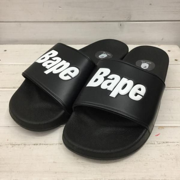 アベイシングエイプ サンダル 黒 / ブラック A BATHING APE サンダル