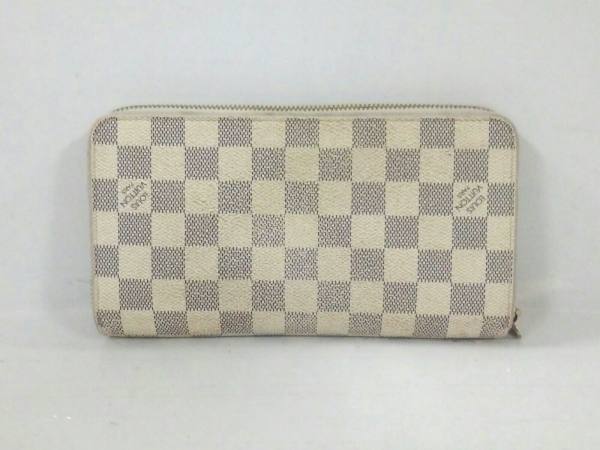 ルイヴィトン LOUIS VUITTON 財布 長財布 ダミエ・キャンパス アズール N60012 ジッピー・オーガナイザー VI0017 ダミエ