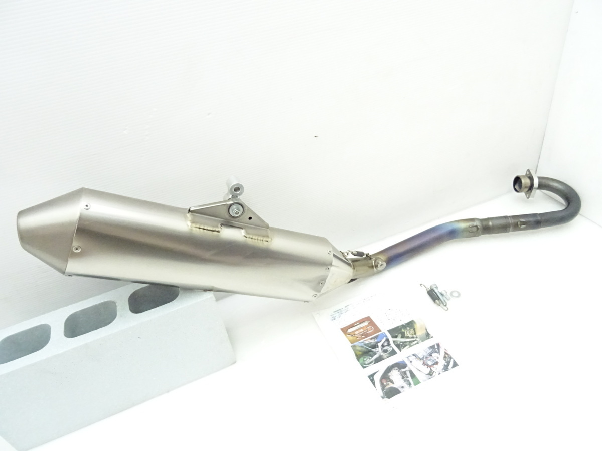 良品 WR250R WR250X RC甲子園 HITMAN チタン フルエキ マフラー