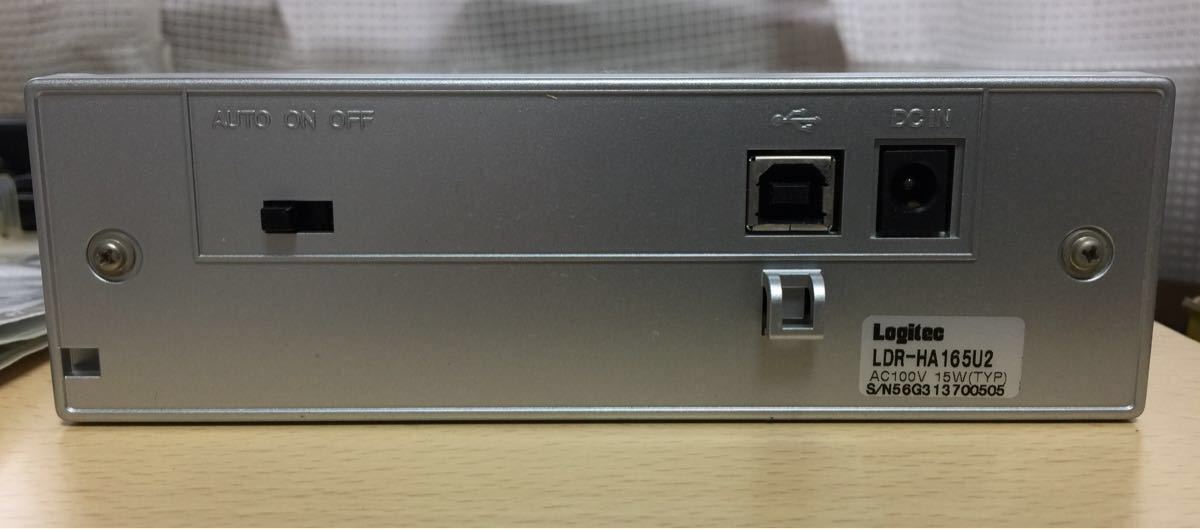 ♪♪ロジテックDVDドライブ(外付け)LDR-HA165U2♪♪ 美品です_3