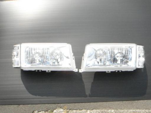 ベンツ　クリスタル　ヘッドライト　ヘッドランプ　コーナーランプ　W201/190E　インナーメッキ