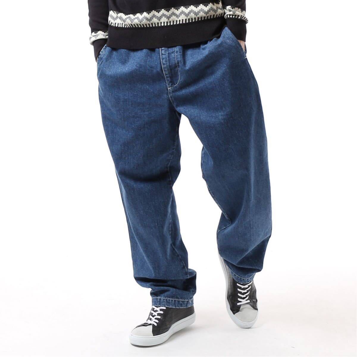 大人気，新作登場 17aw uniform experiment LIGHT DAMAGED DENIM WIDE EASY PANT sophnet ユニフォームエクスペリメント ソフネット デニム(ボトムス)｜売買されたオークション情報、yahooの商品情報をアーカイブ公開 - オークファ 男性用