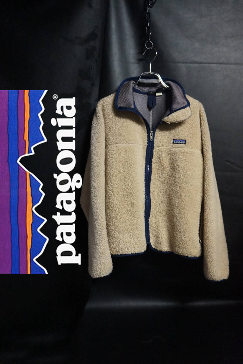 USA製 PATAGONIA レトロカーディガン フリースジャケット キッズ 14 