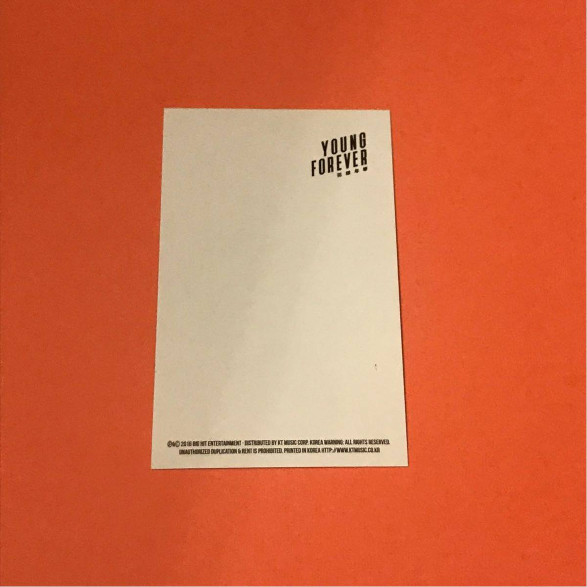 DOPE★SUGA★チョロ トレカ★young forever★bts★防弾少年団★バンタン フォト 初回限定盤 ユンギ_2
