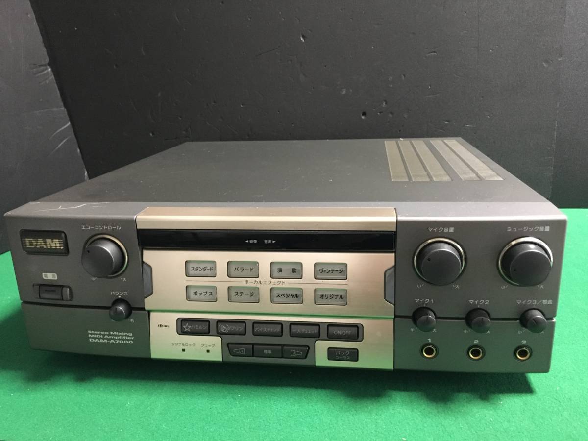 第一興商 DAM-7000 カラオケアンプ カラオケ ミキシングアンプ DAM Aー
